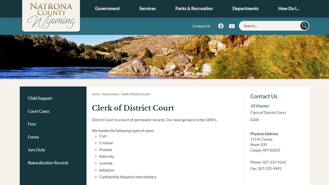 Clerk of District Court | Natrona County, WY